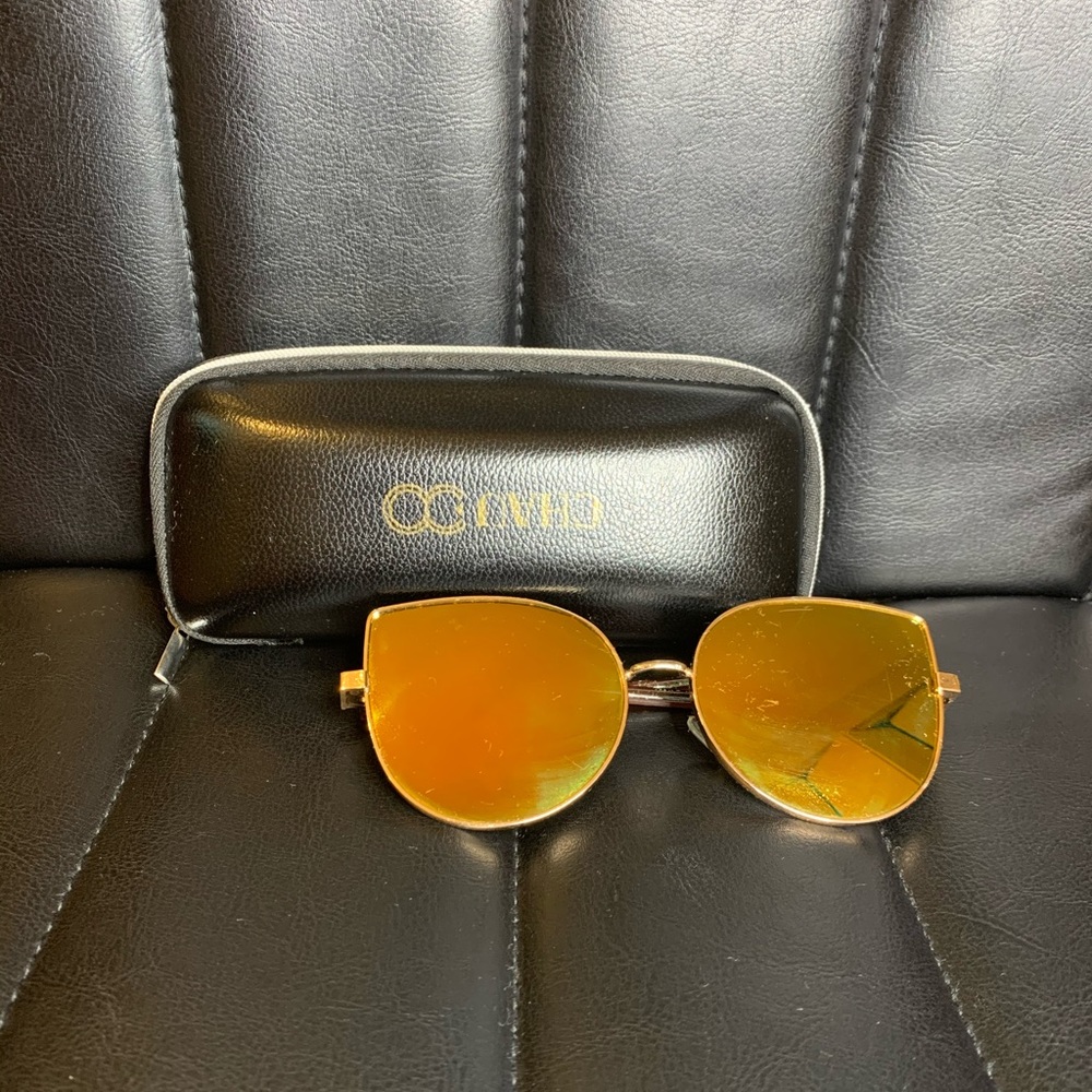 Orange Cat Eye Glasses 😍